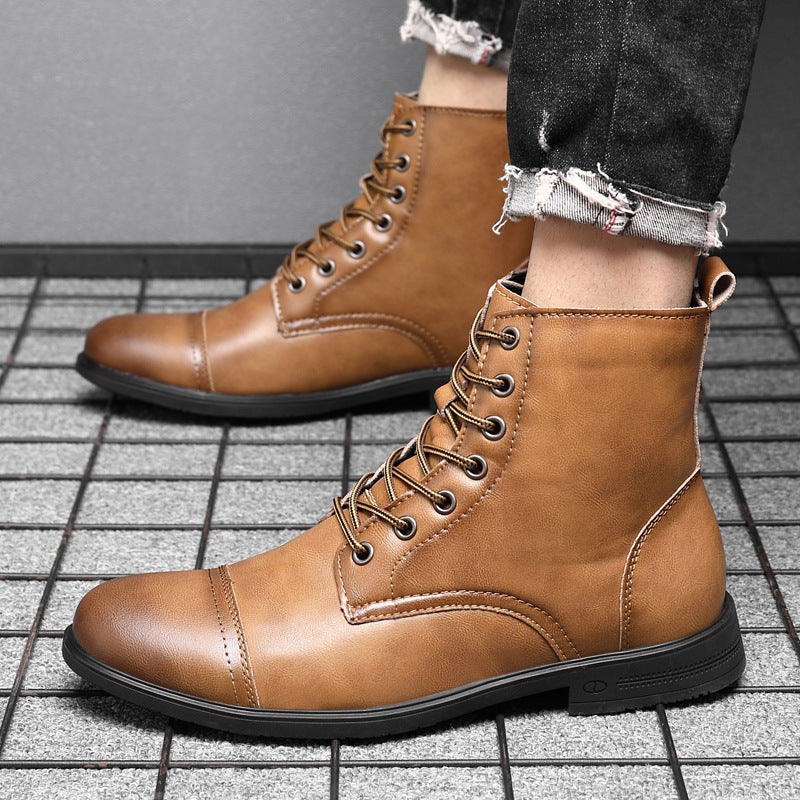 Oliver | Faux Leather Ankle Boots