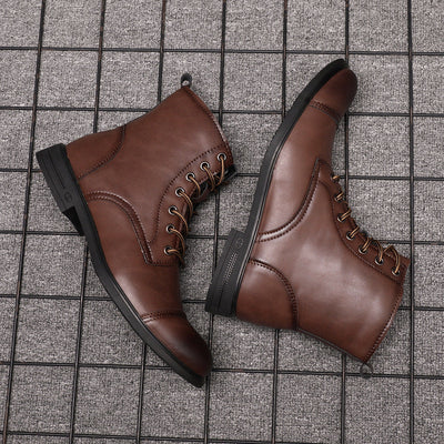 Oliver | Faux Leather Ankle Boots