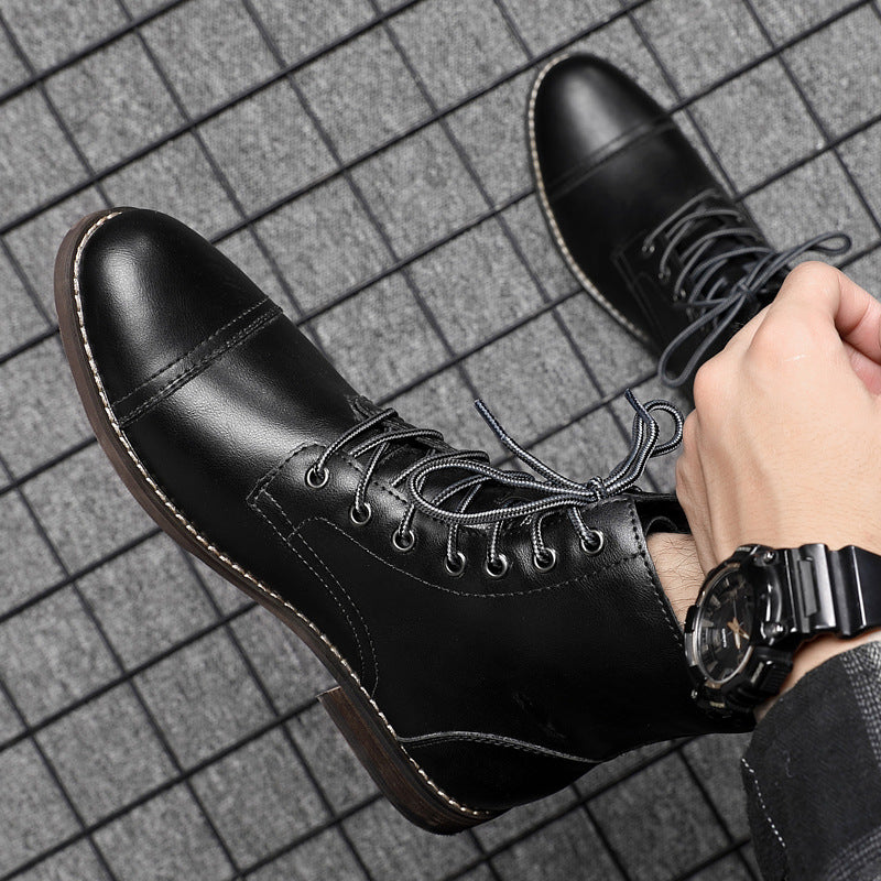 Oliver | Faux Leather Ankle Boots