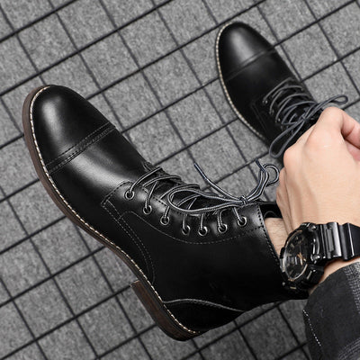 Oliver | Faux Leather Ankle Boots