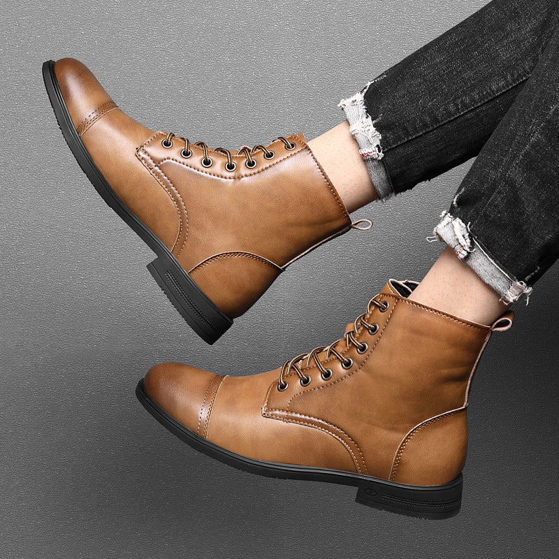 Oliver | Faux Leather Ankle Boots
