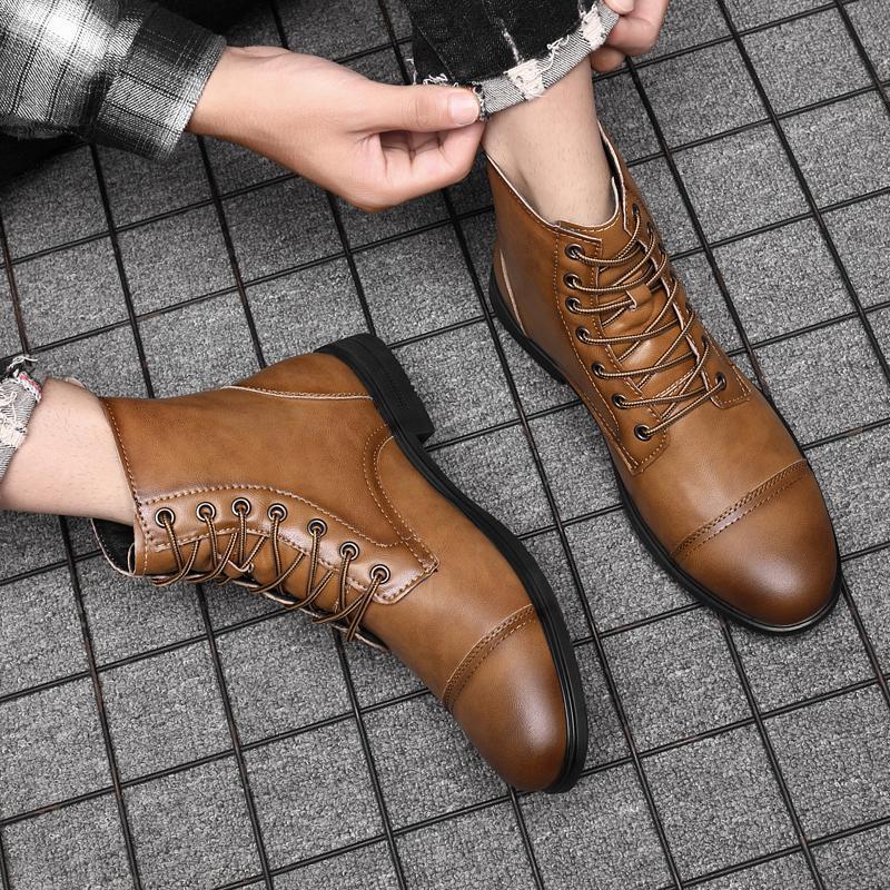 Oliver | Faux Leather Ankle Boots