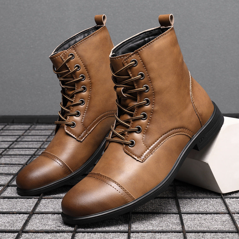 Oliver | Faux Leather Ankle Boots