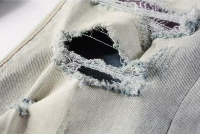 Vaqueros de hombre con borde deshilachado