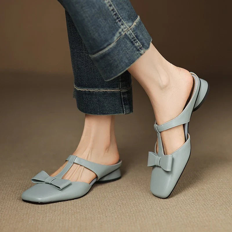 Ellie | Mules de piel