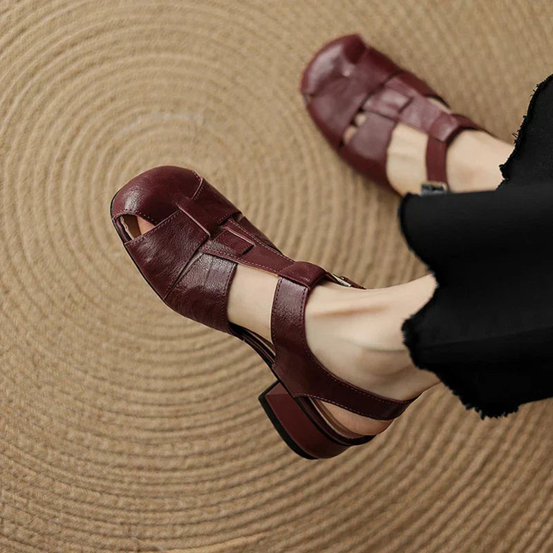 Coralia Chunky Heel Shoes