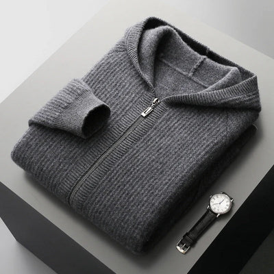 Henry Cashmere Zip Hoodie