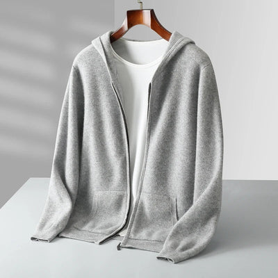 William Cashmere Zip Hoodie