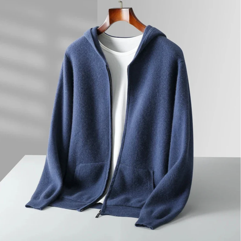 William Cashmere Zip Hoodie