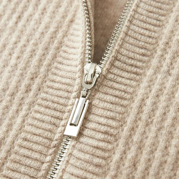 Henry Cashmere Zip Hoodie