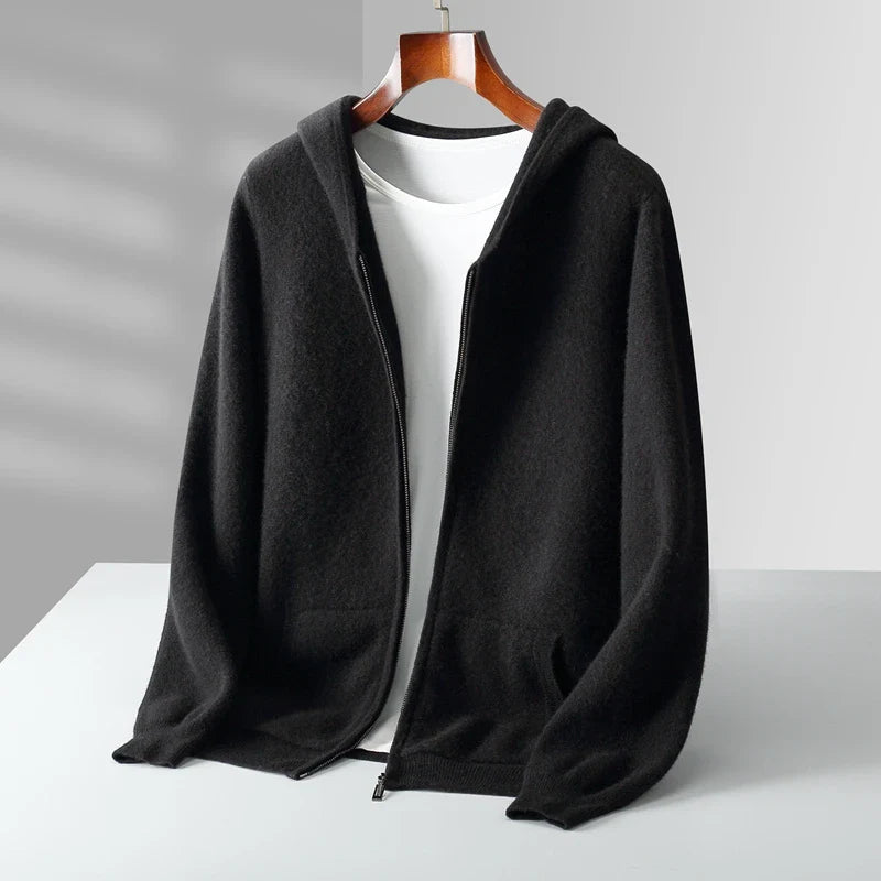 William Cashmere Zip Hoodie