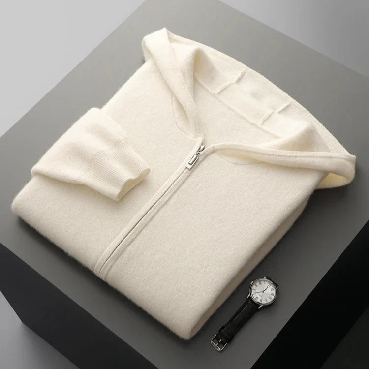 William Cashmere Zip Hoodie