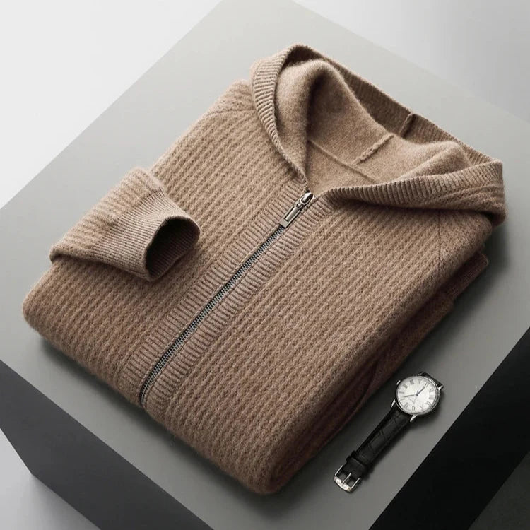 Henry Cashmere Zip Hoodie
