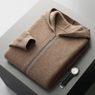 Henry Cashmere Zip Hoodie