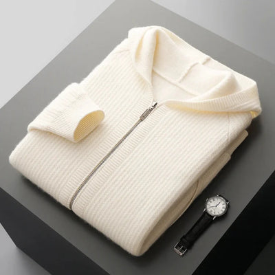 Henry Cashmere Zip Hoodie