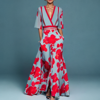 Andrina - Jurk met Elegante Mouwen