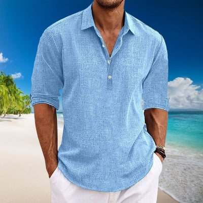 Denia | Linen Style Shirt