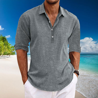 Denia | Linen Style Shirt
