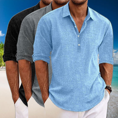 Denia | Linen Style Shirt
