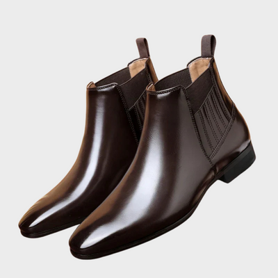 Wiiliam | Synthetic Leather Ankle Boots