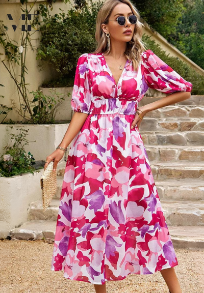 Danielle | Luxe Tijdloze Midi Jurk (Bijna Uitverkocht)
