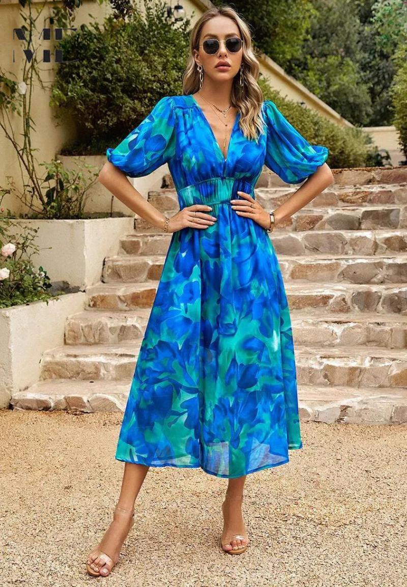 Danielle | Luxe Tijdloze Midi Jurk (Bijna Uitverkocht)