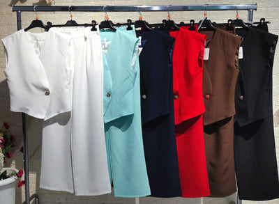 Alexa Pants and Vest Suit