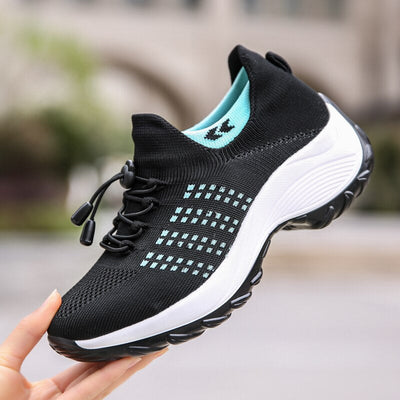 Liveli - Breathable Mesh Tenis Ladies Shoes for Sock Sneakers