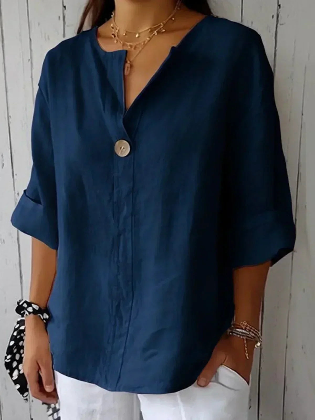 Aria | Casual V-hals Blouse