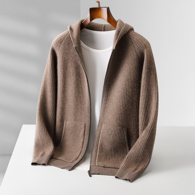 Henry Cashmere Zip Hoodie