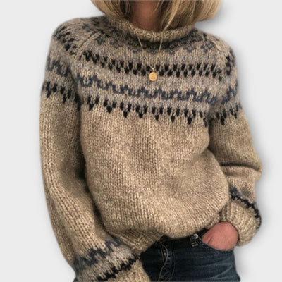 Helena - Weicher Fair Isle Strickpullover