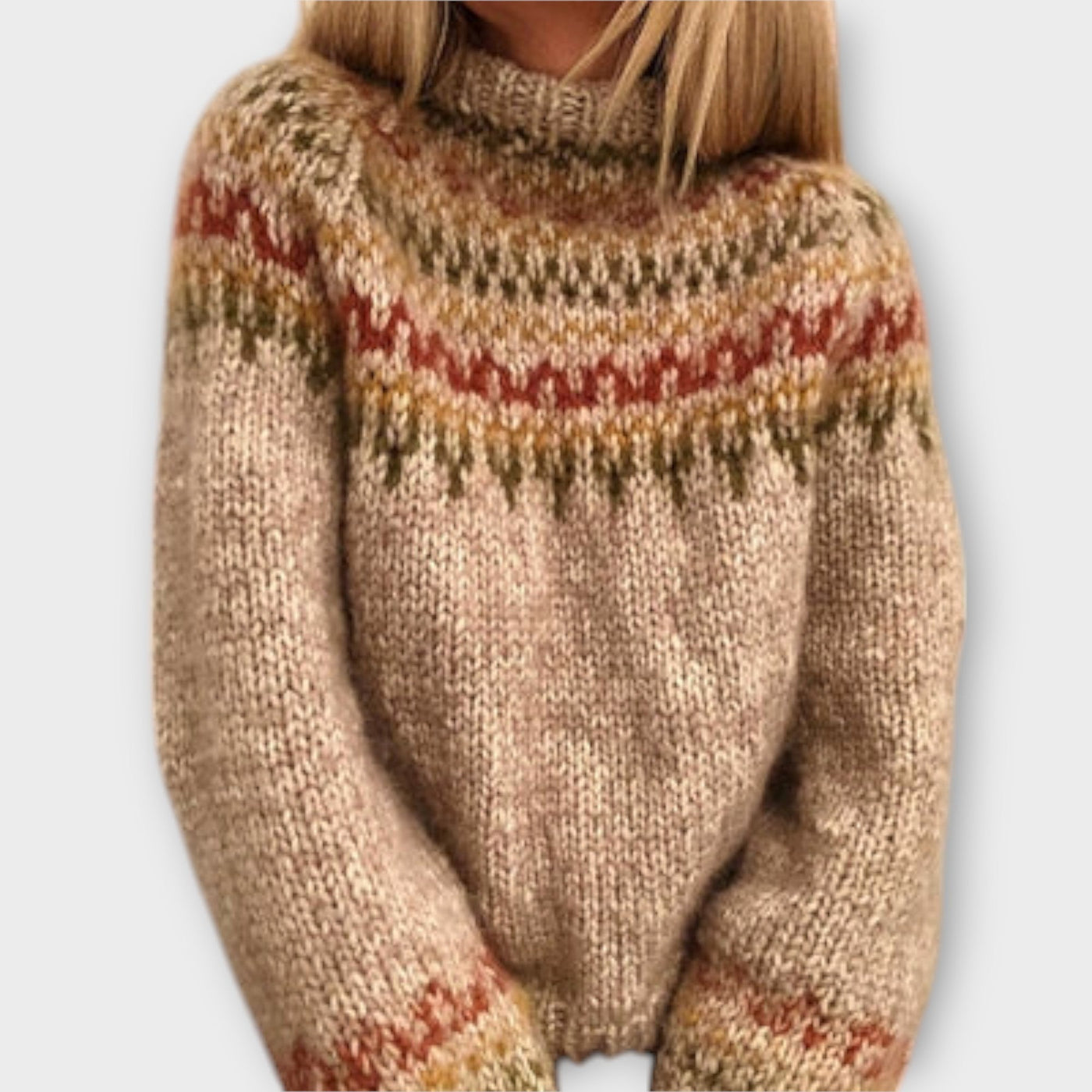 Helena - Weicher Fair Isle Strickpullover