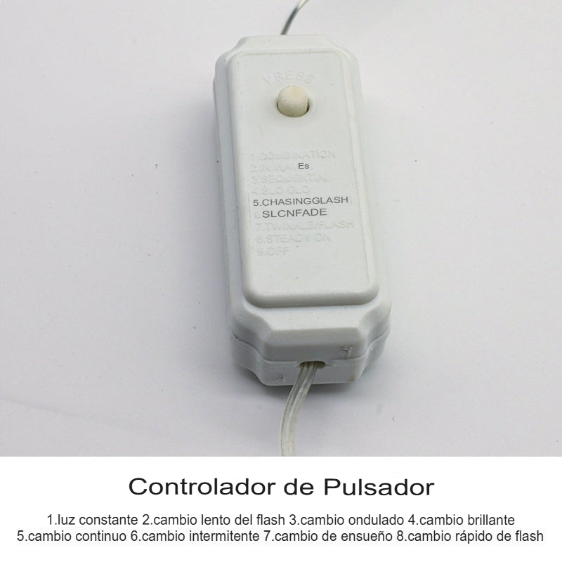 🎄Promoción navideña anticipada: guirnalda de luces pirotécnicas con cable de cobre🎄