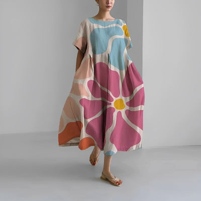 CÉLESTINE | Robe bohème fleurie pour un style naturel et romantique