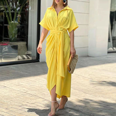 Amalia | Luxe Wikkel Maxi Jurk (Bijna Uitverkocht)