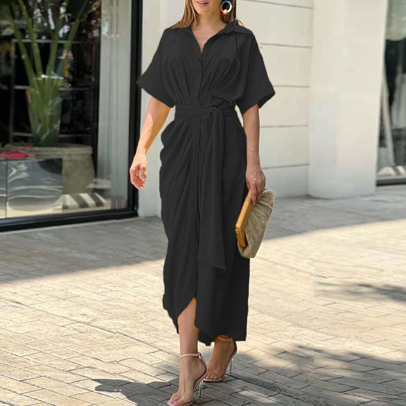 Amalia | Luxe Wikkel Maxi Jurk (Bijna Uitverkocht)