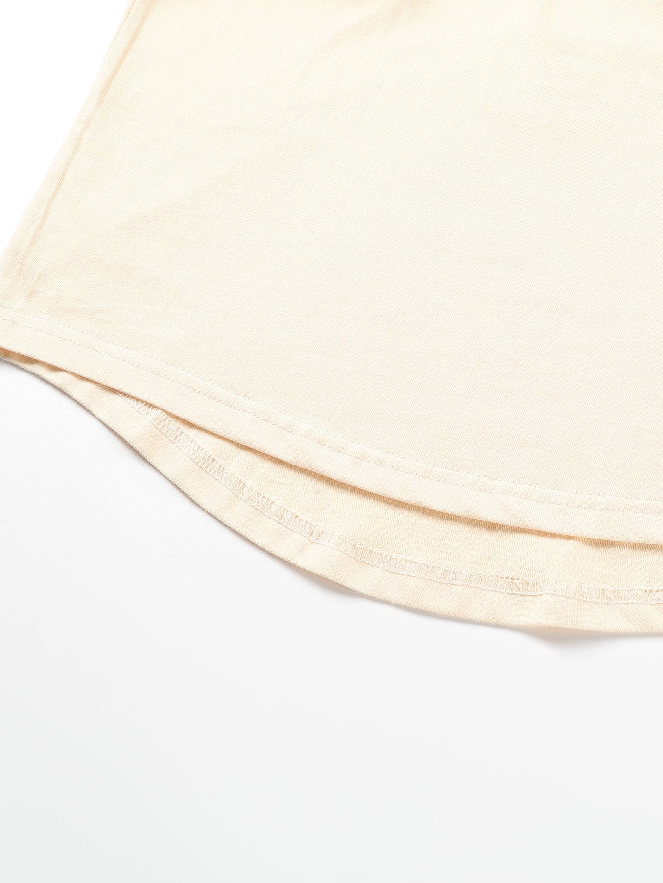 Basis Lange Mouwen Zware Kwaliteit Boog Hem T-Shirt