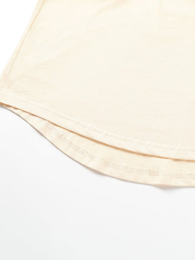 Basis Lange Mouwen Zware Kwaliteit Boog Hem T-Shirt