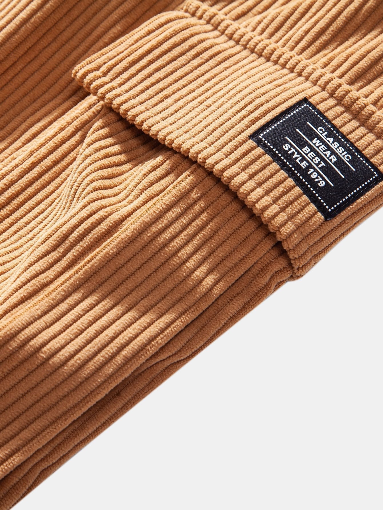 Koorduroy Cargo Jogger Broek met Trekkoord