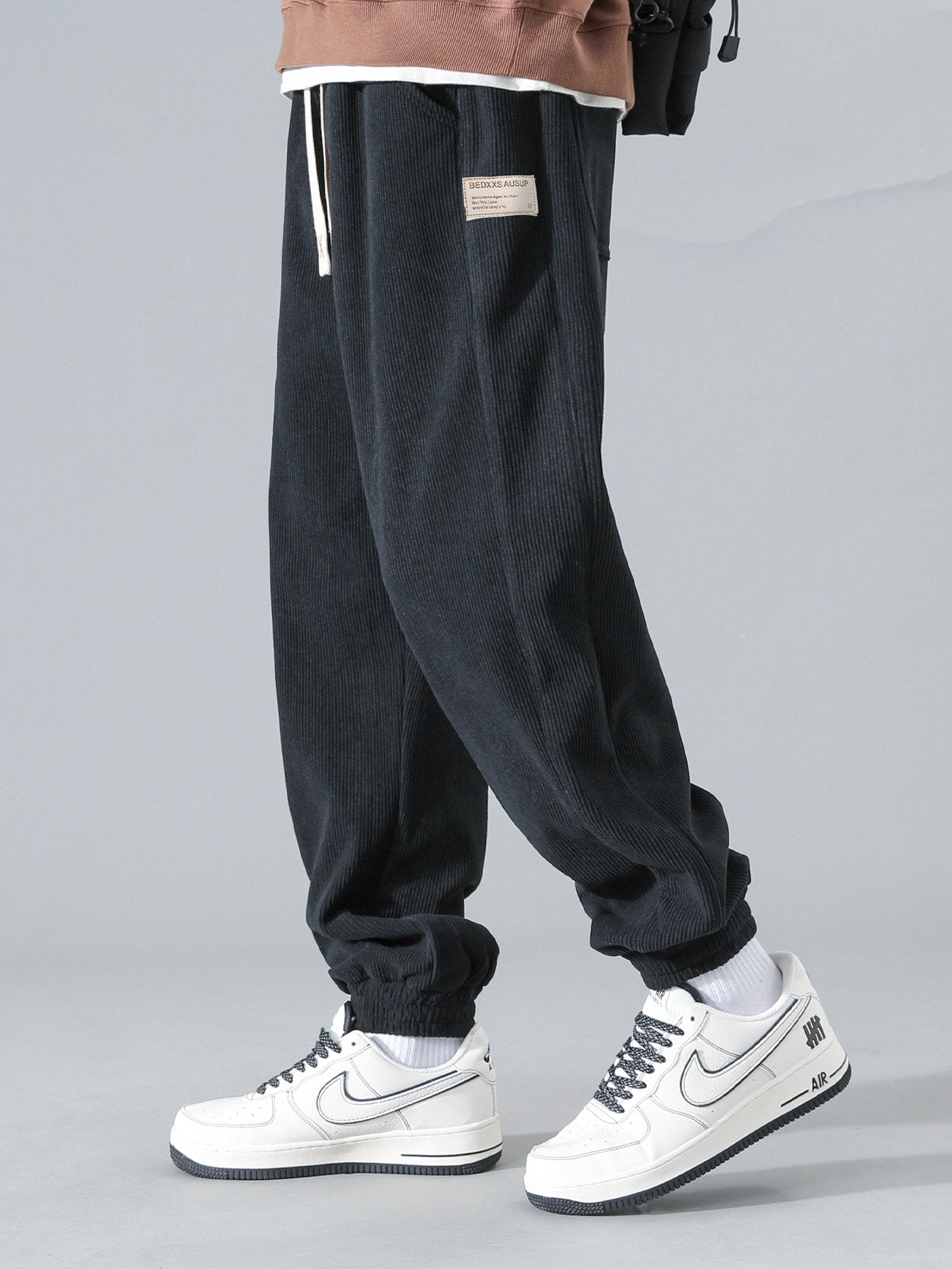 Koordsluiting Katoenen Joggingbroek