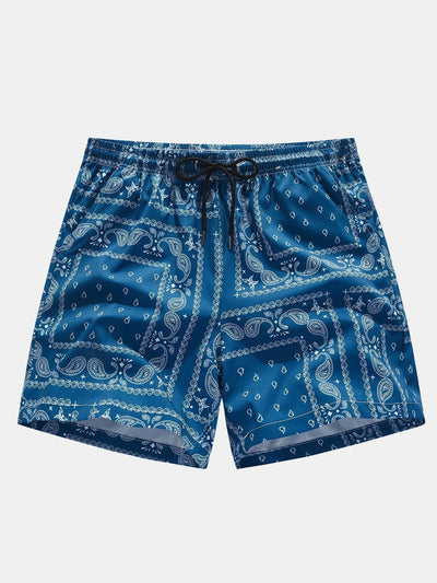 Oplosbare Smiley Print T-Shirt & Paisley Print Shorts