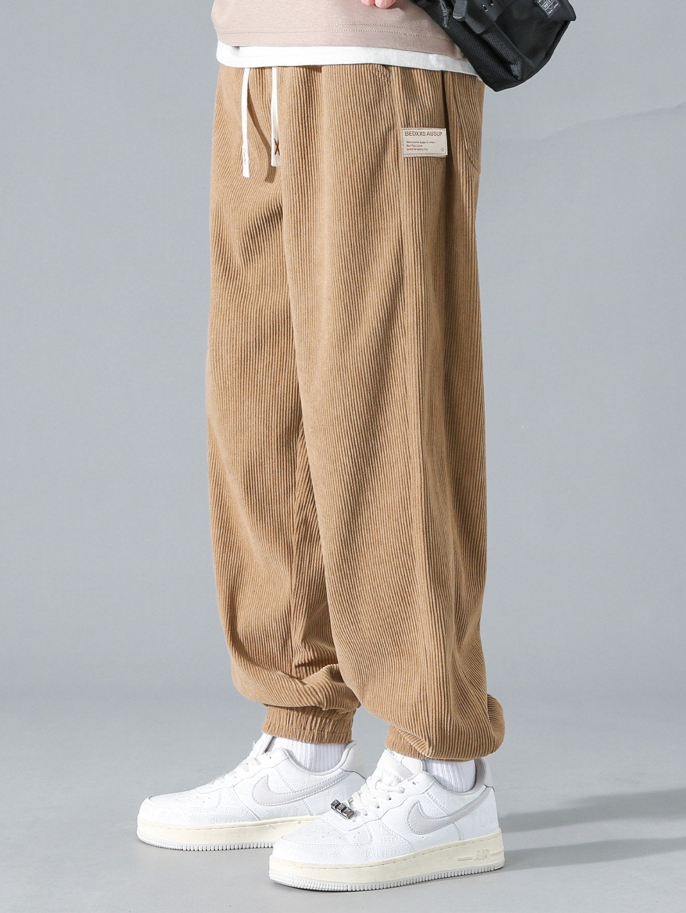 Koordsluiting Katoenen Joggingbroek