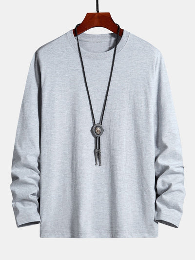 3 Stuks Basis Lange Mouwen Katoenen T-Shirt