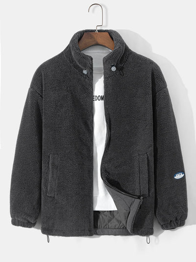 Quilted Lined Teddy Coat
