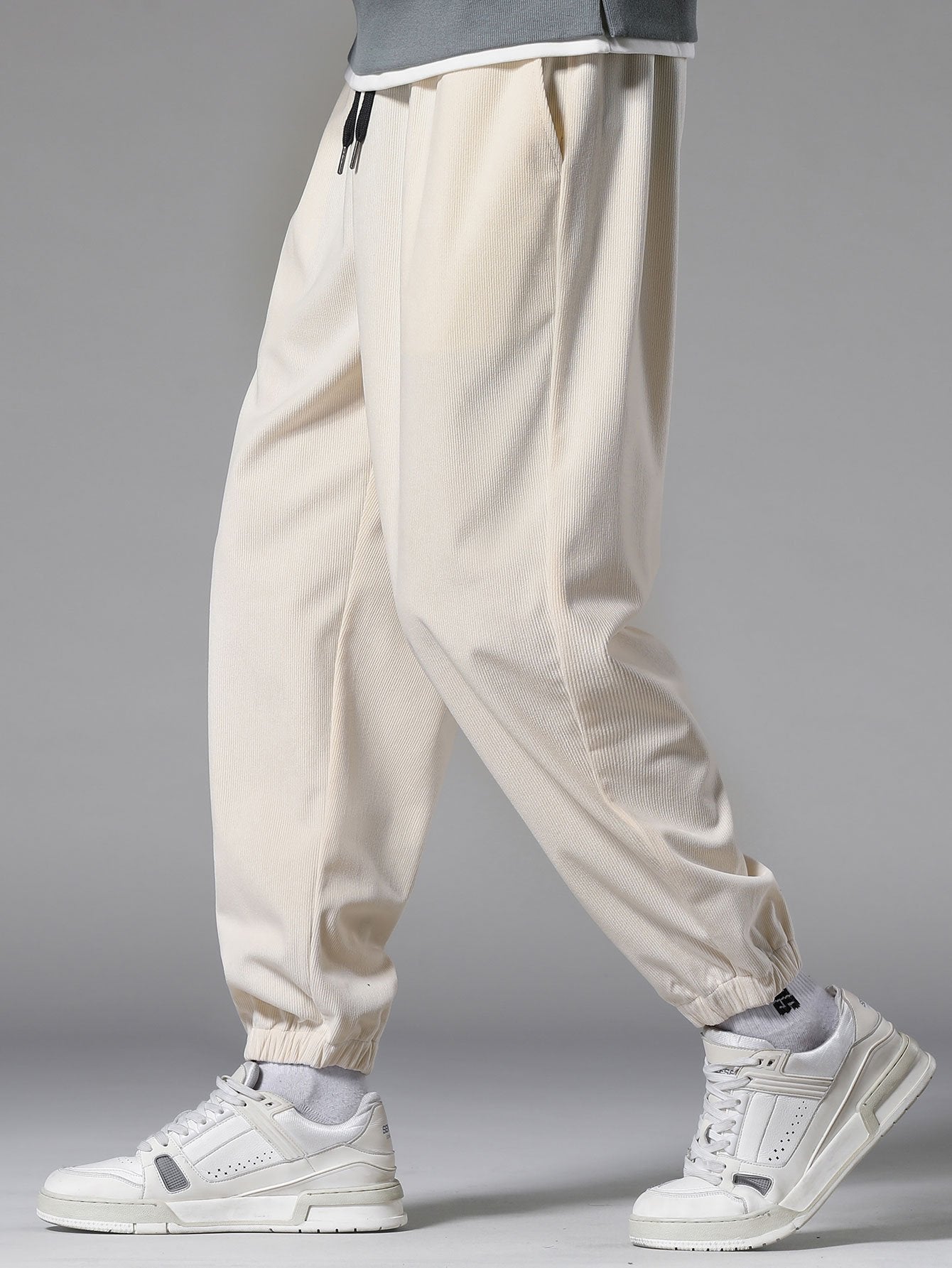 Katoenen Joggingbroek met Koord