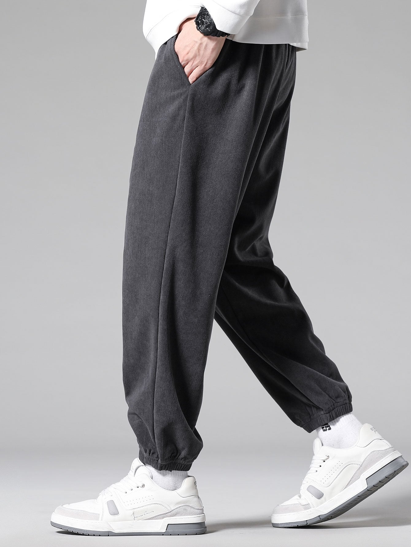 Katoenen Joggingbroek met Koord