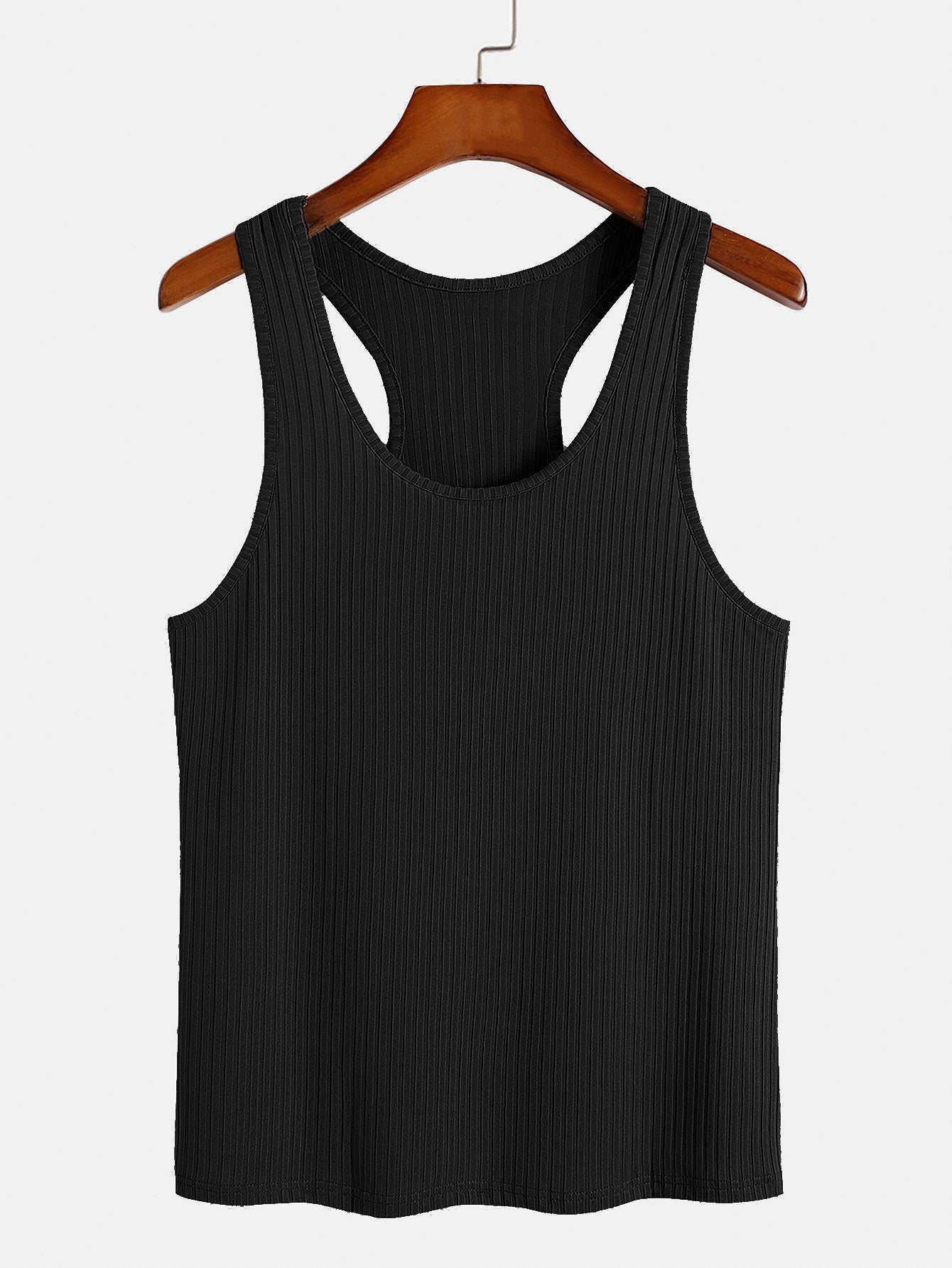 Basis Slim Ribbel Racerback Tanktop