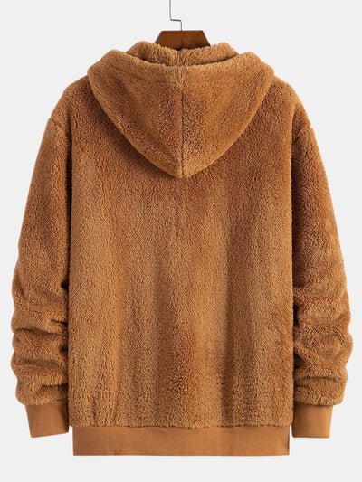 Basis Teddy Zip Up Hoodie