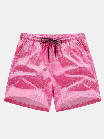 Oplosbare Smiley Print T-Shirt & Paisley Print Shorts