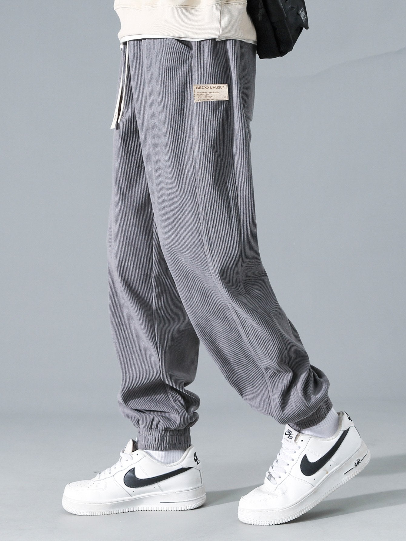 Koordsluiting Katoenen Joggingbroek